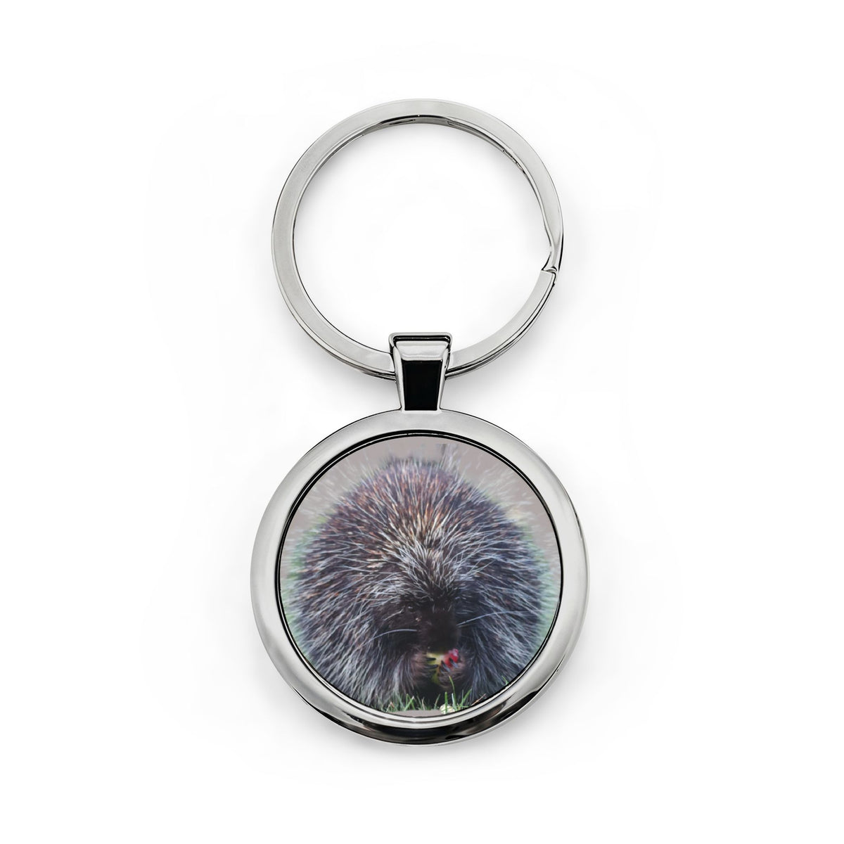 Porky Stainless Steel Keychain