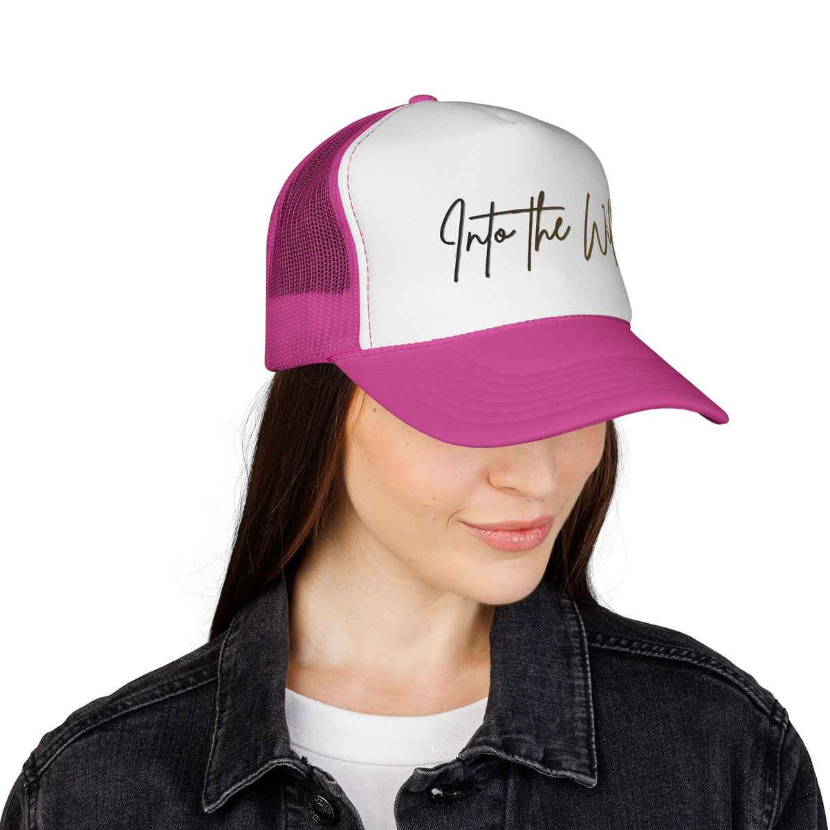 Into The Wild Trucker Cap — Adventure Mesh Hat