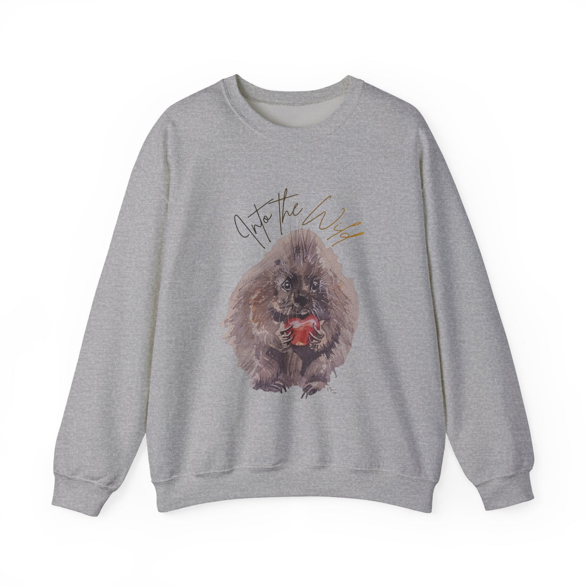 Into the Wild Sweatshirt — 'Into the Wild' Porcupine Graphic Crewneck