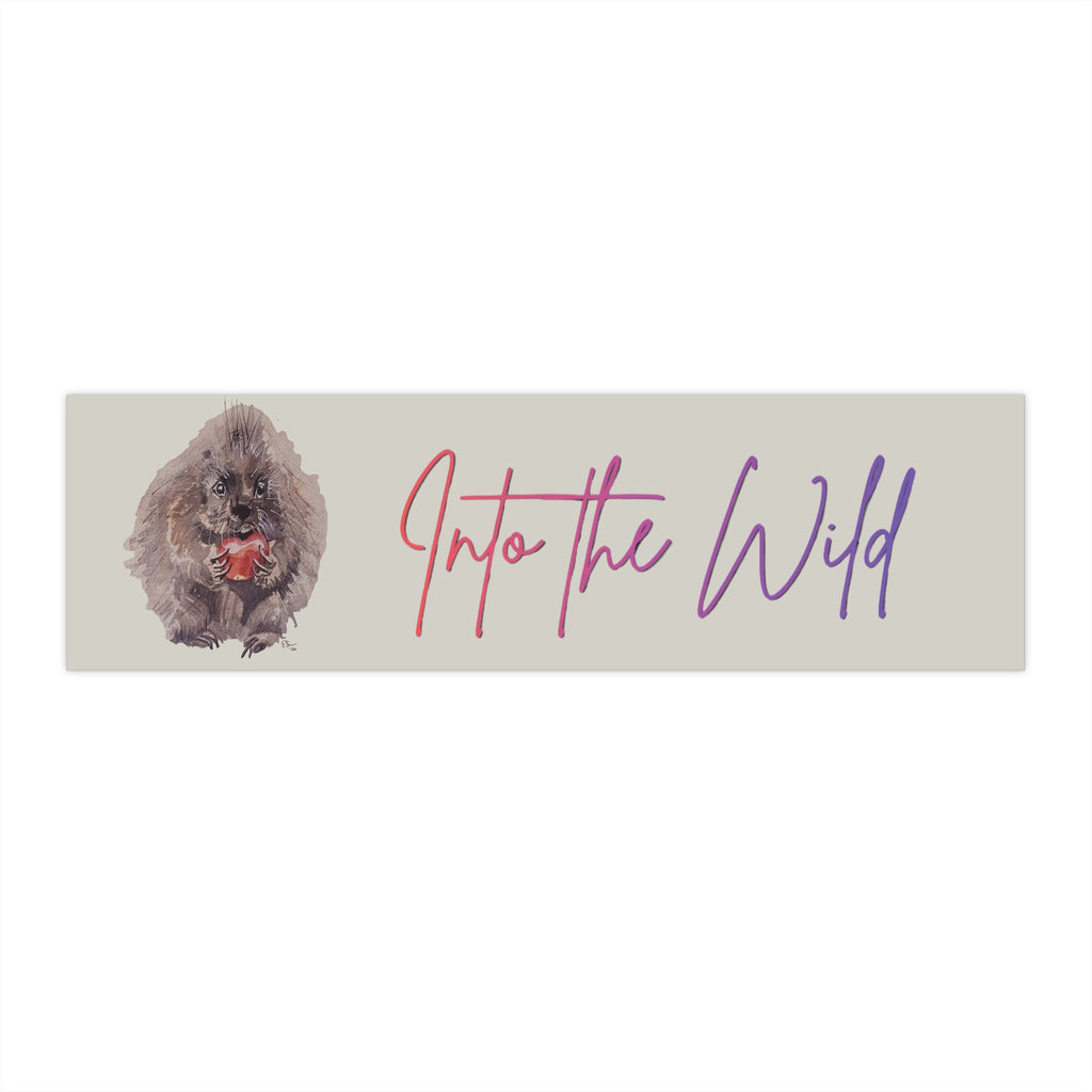 Into the Wild bumper sticker |