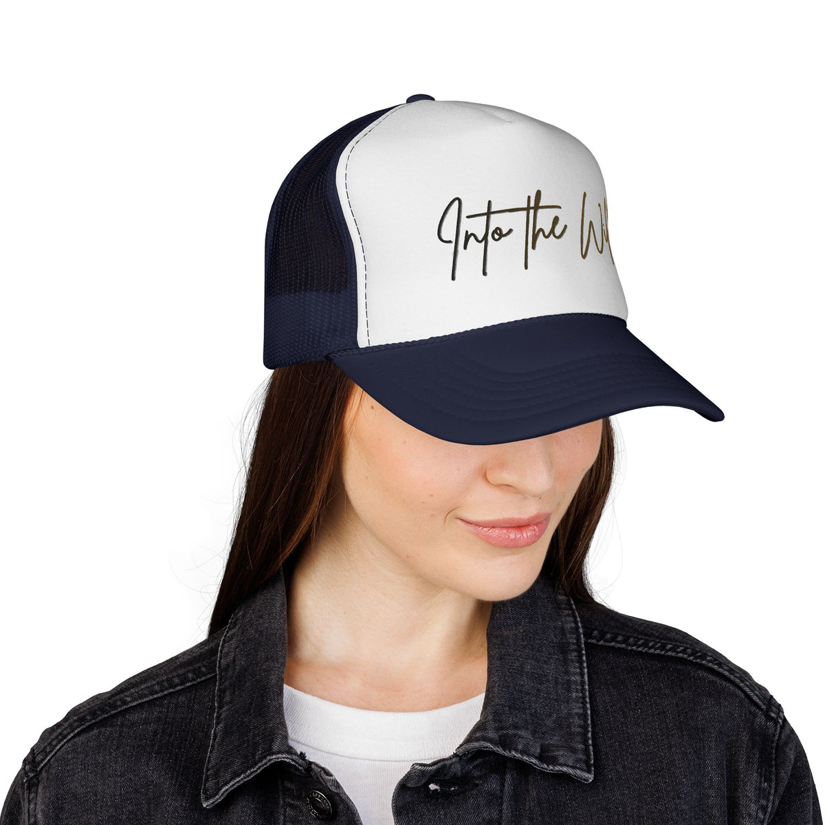 Into The Wild Trucker Cap — Adventure Mesh Hat