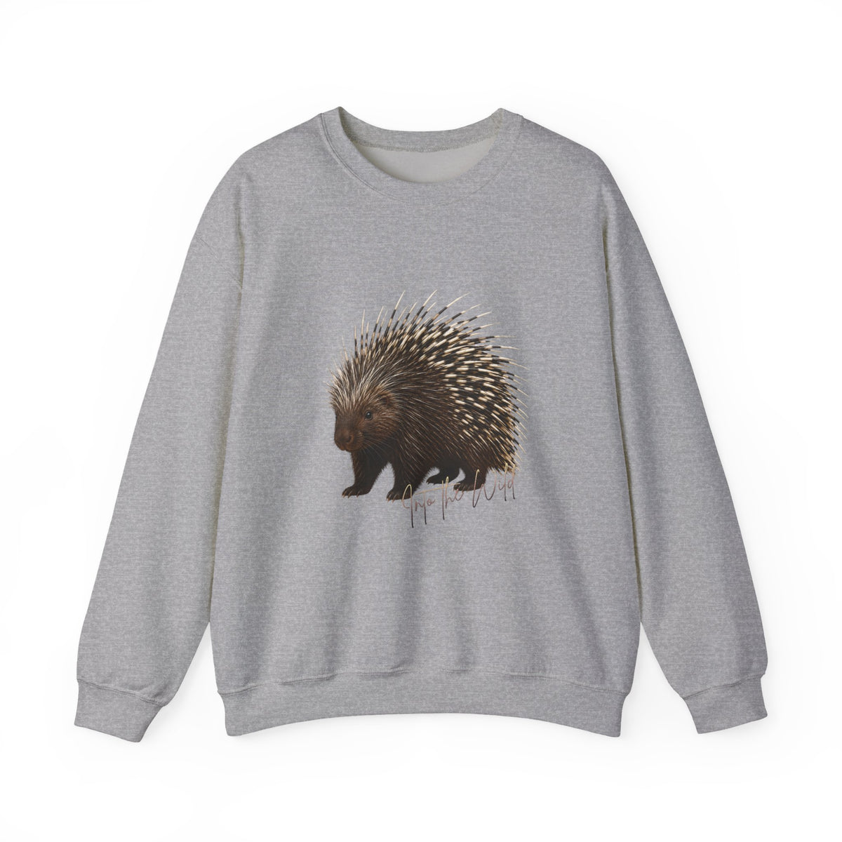 Porcupine Illustration Crewneck Sweatshirt
