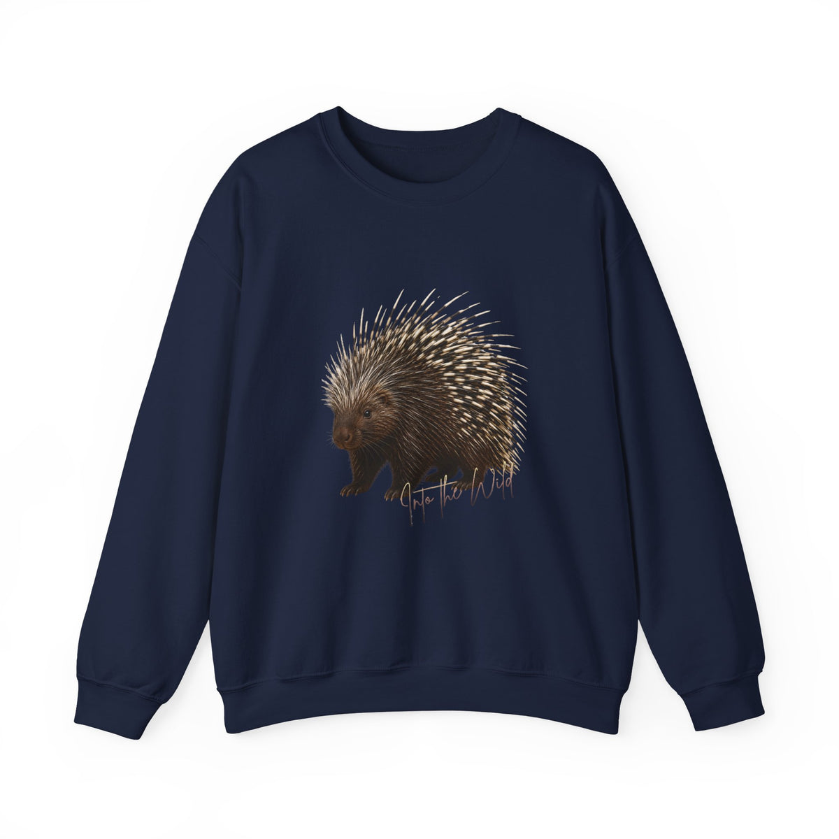 Porcupine Illustration Crewneck Sweatshirt