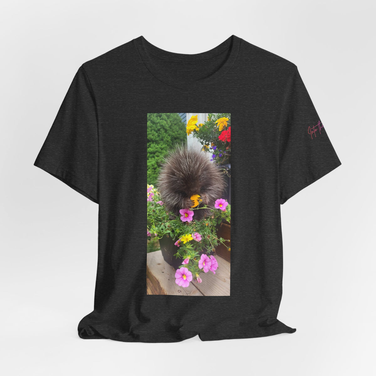 Porcupine with Flowers T-Shirt |