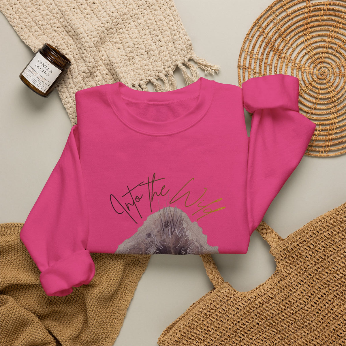 Into the Wild Sweatshirt — 'Into the Wild' Porcupine Graphic Crewneck