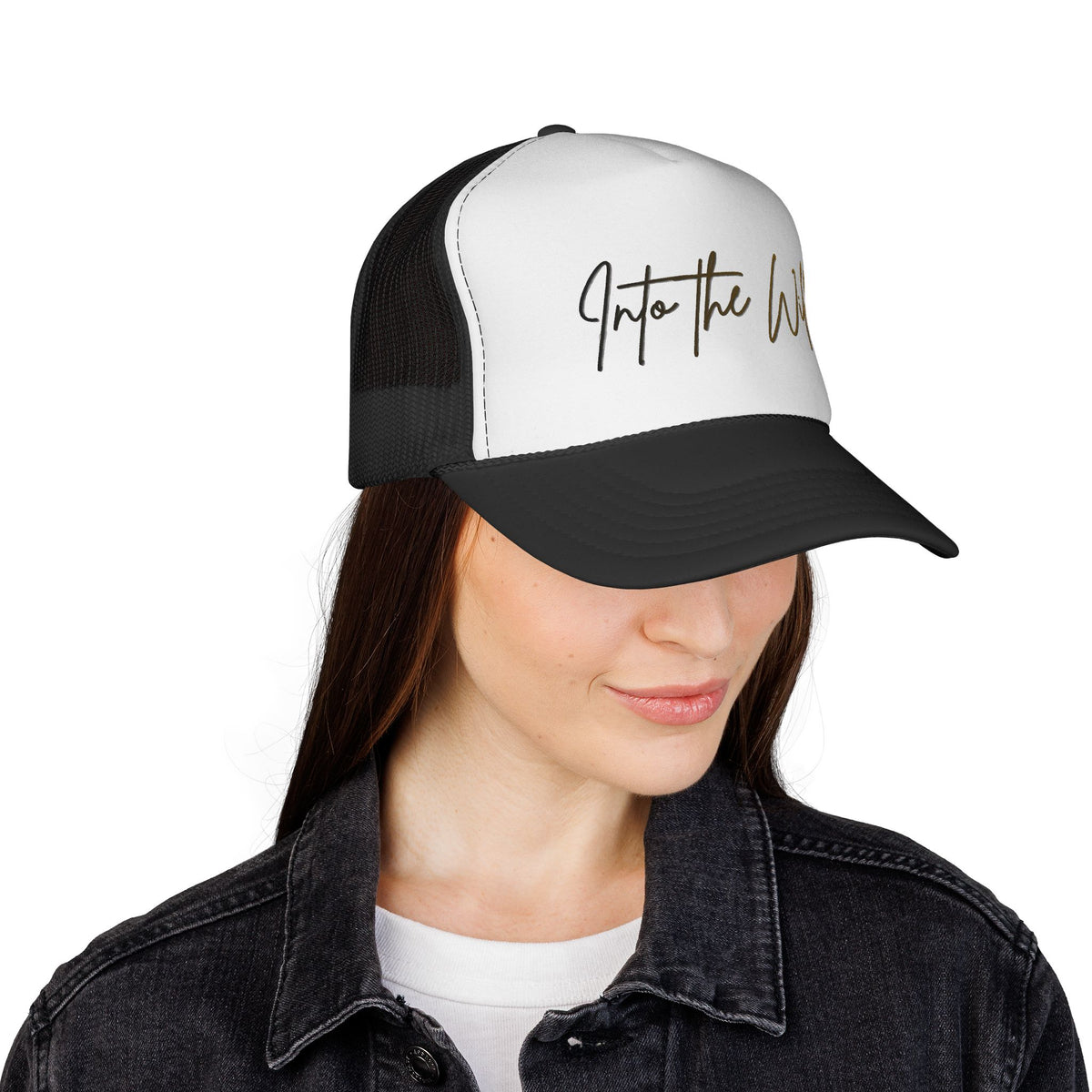 Into The Wild Trucker Cap — Adventure Mesh Hat