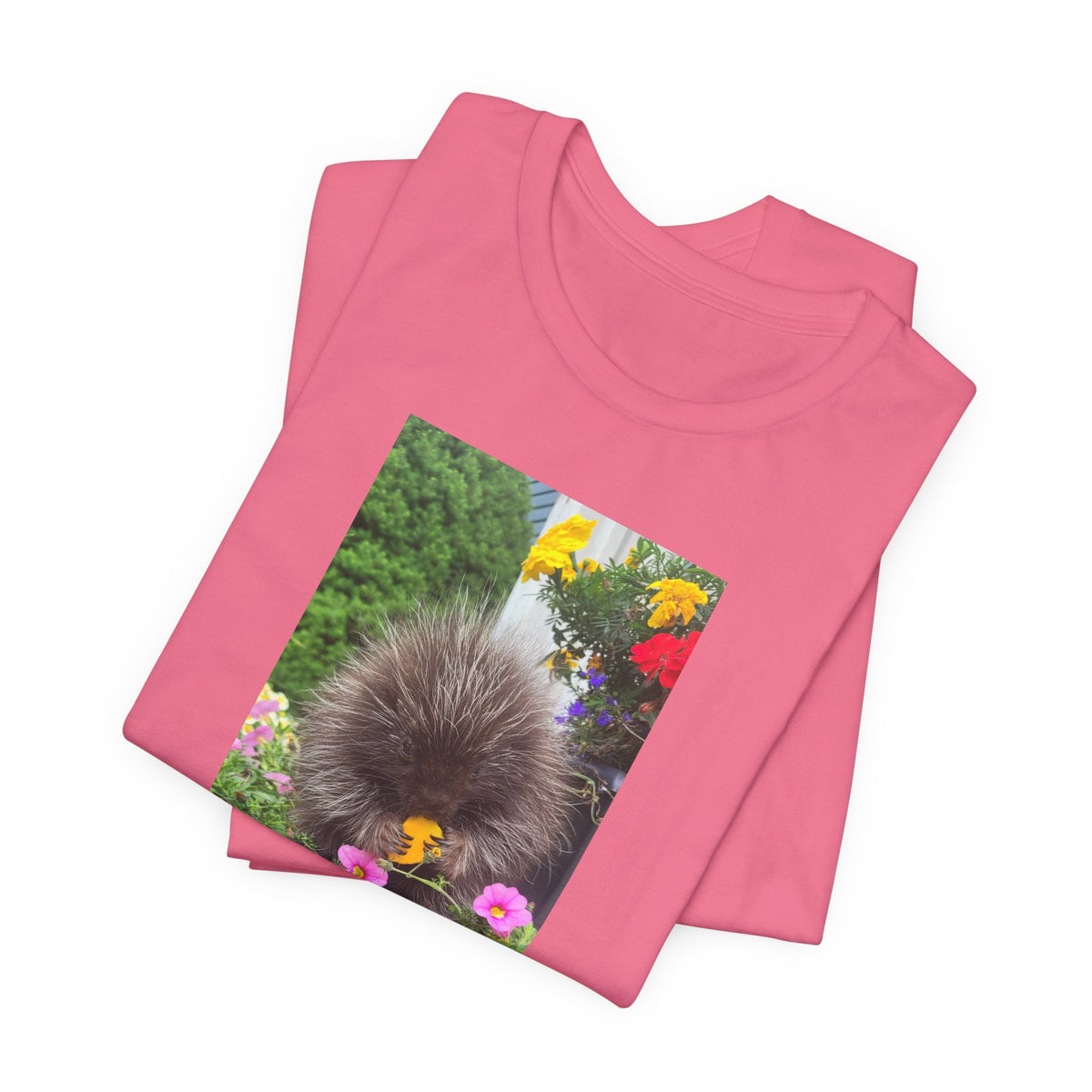 Porcupine with Flowers T-Shirt |