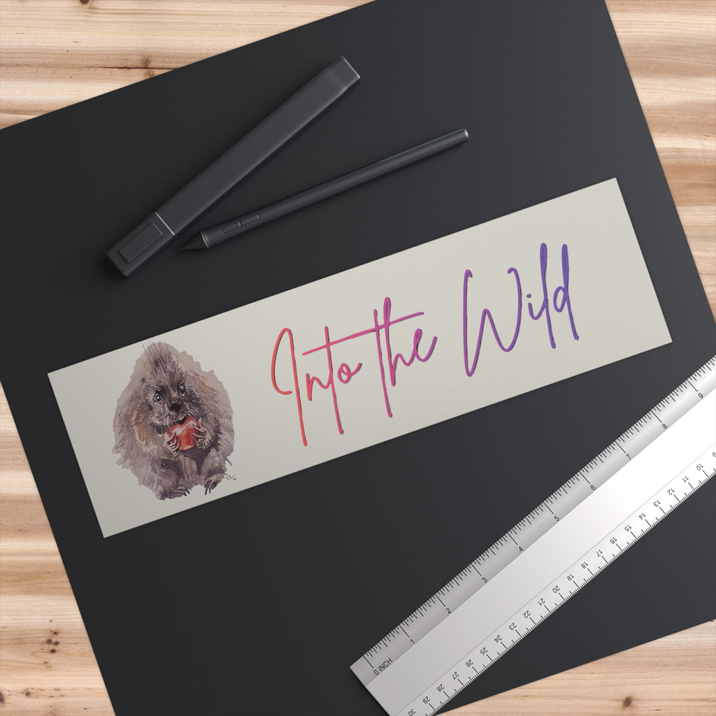 Into the Wild bumper sticker |