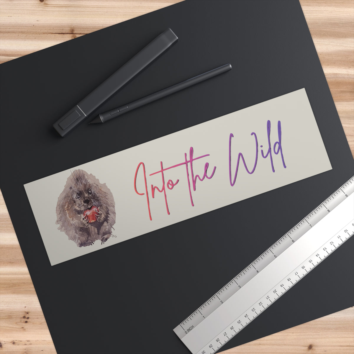 Into the Wild bumper sticker |