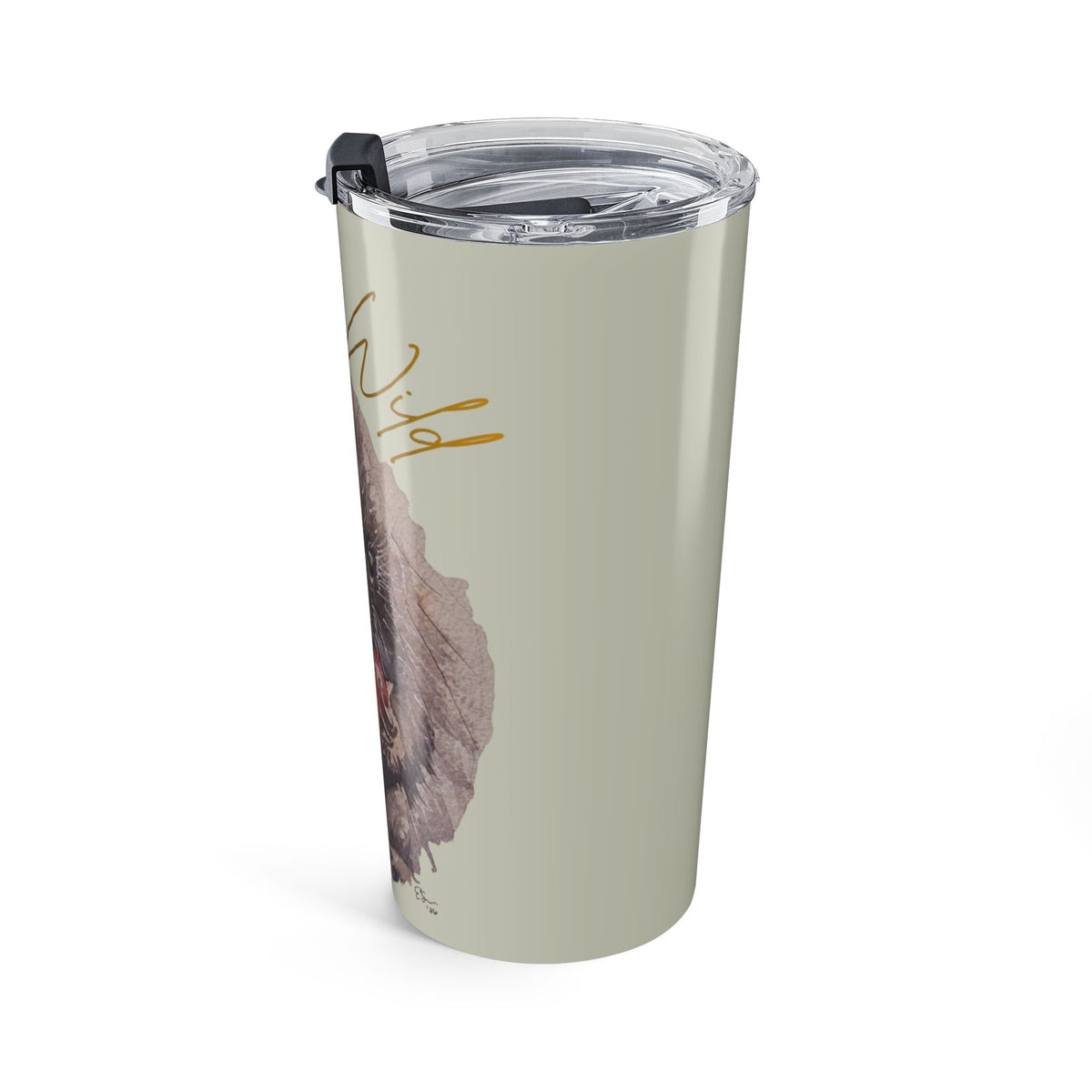 Into the Wild Tumbler 20oz | Cute Wildlife Illustration