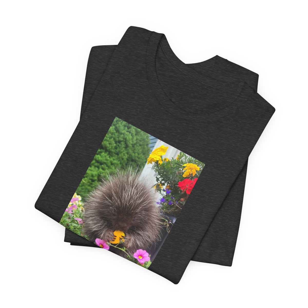 Porcupine with Flowers T-Shirt |