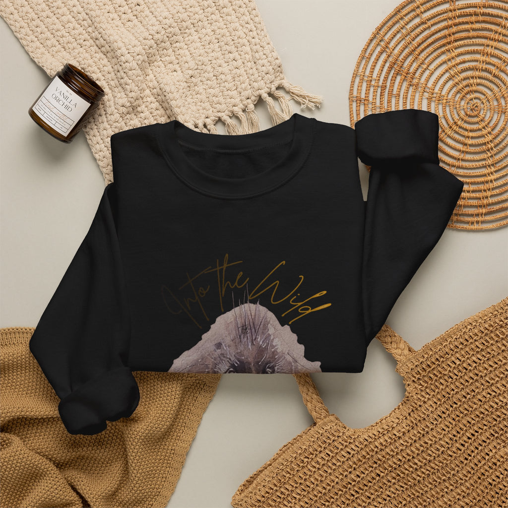 Into the Wild Sweatshirt — 'Into the Wild' Porcupine Graphic Crewneck
