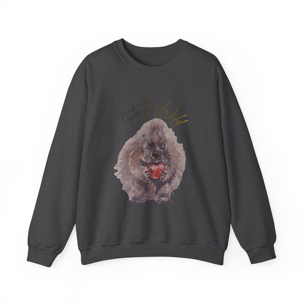 Into the Wild Sweatshirt — 'Into the Wild' Porcupine Graphic Crewneck