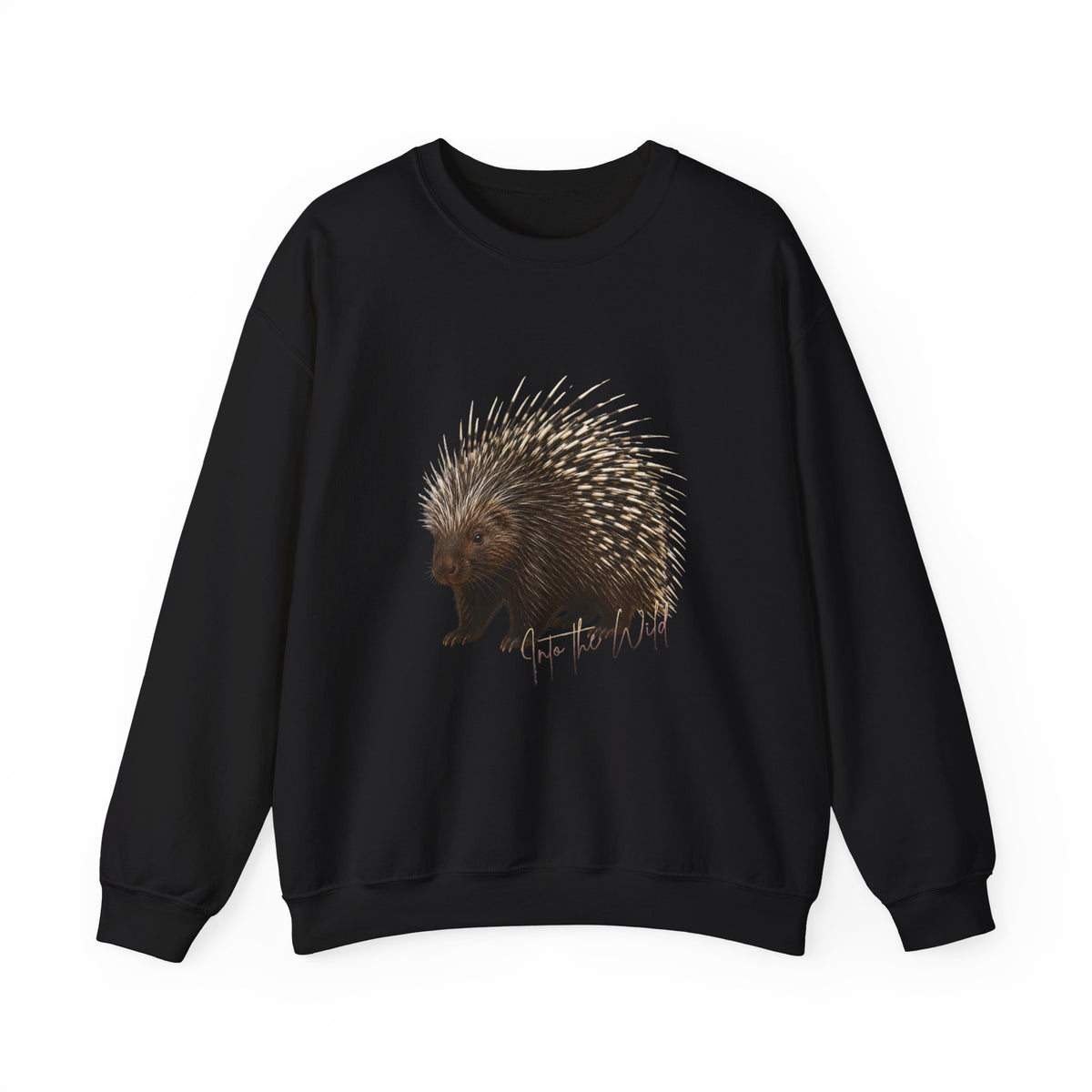 Porcupine Illustration Crewneck Sweatshirt