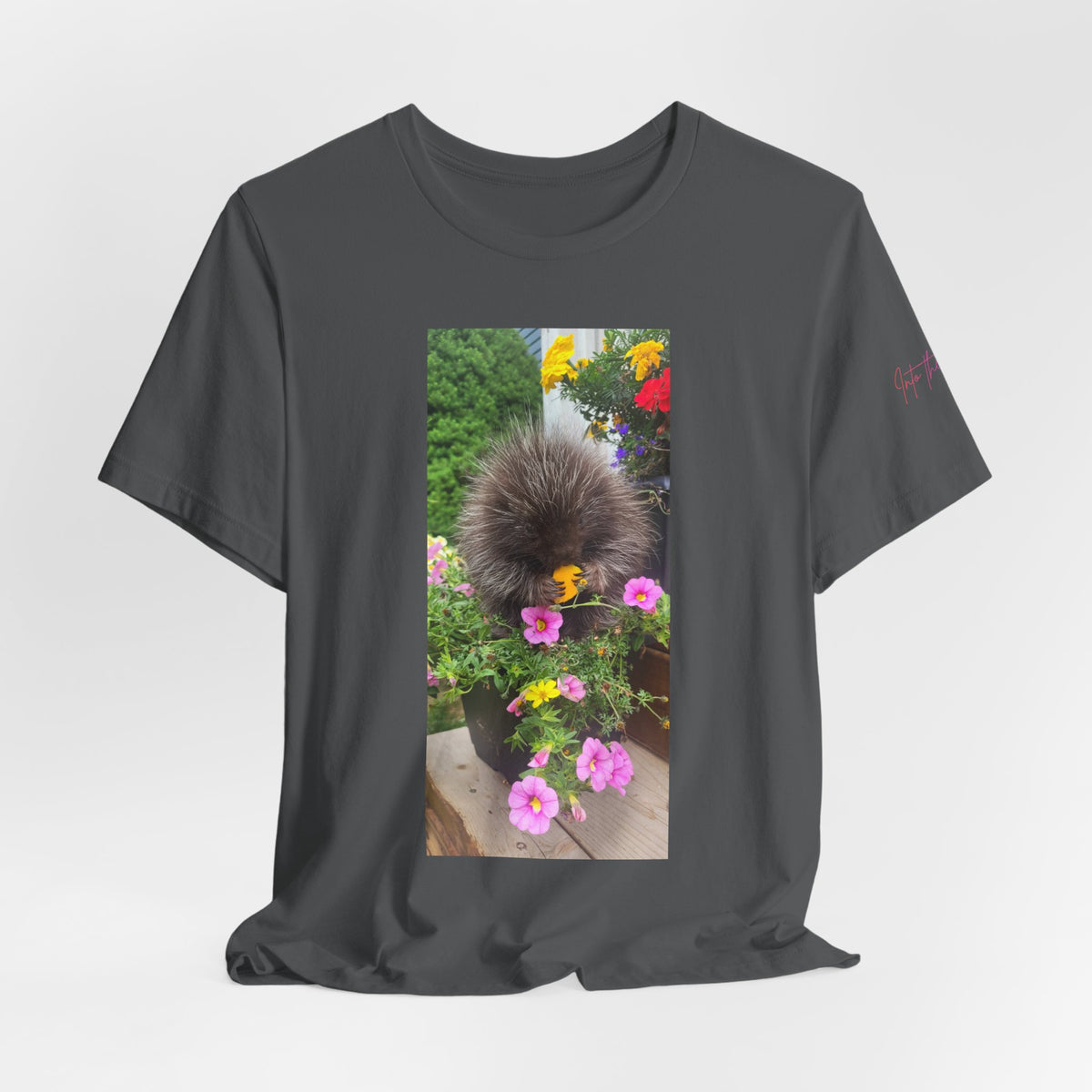 Porcupine with Flowers T-Shirt |