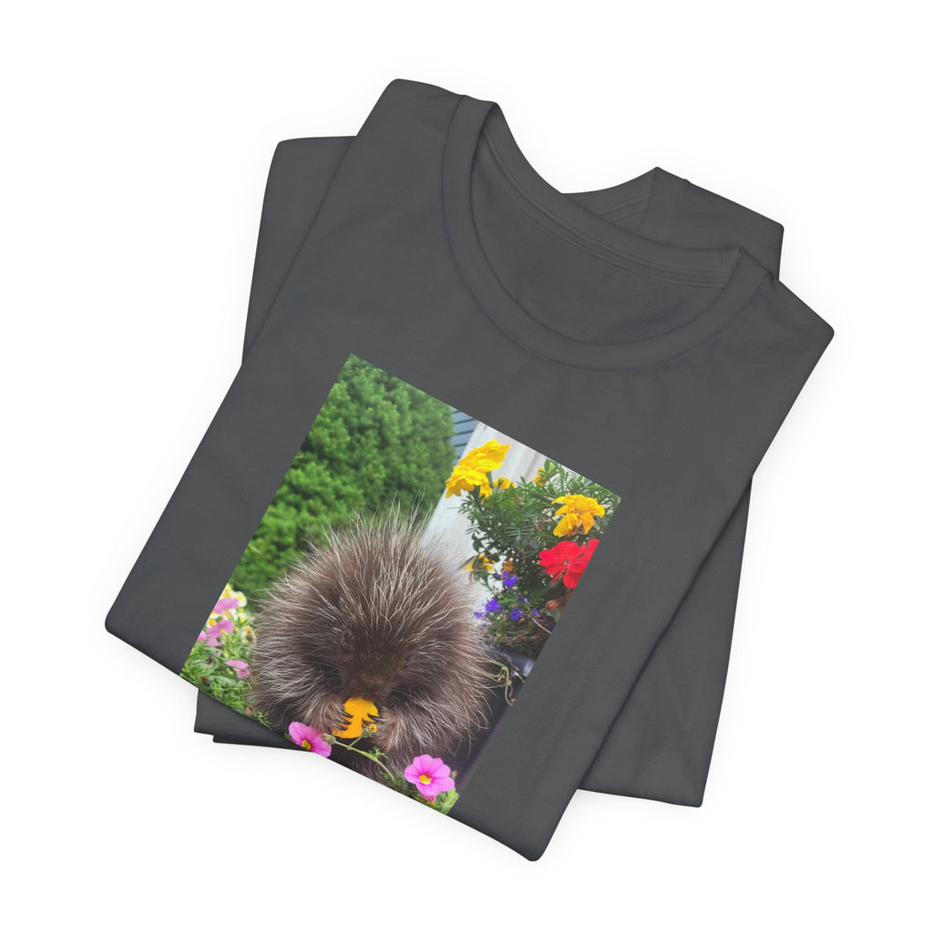 Porcupine with Flowers T-Shirt |