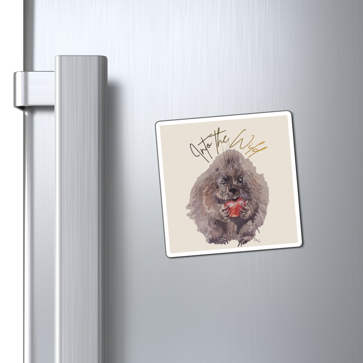 Into the Wild Porcupine with Apple Magnet