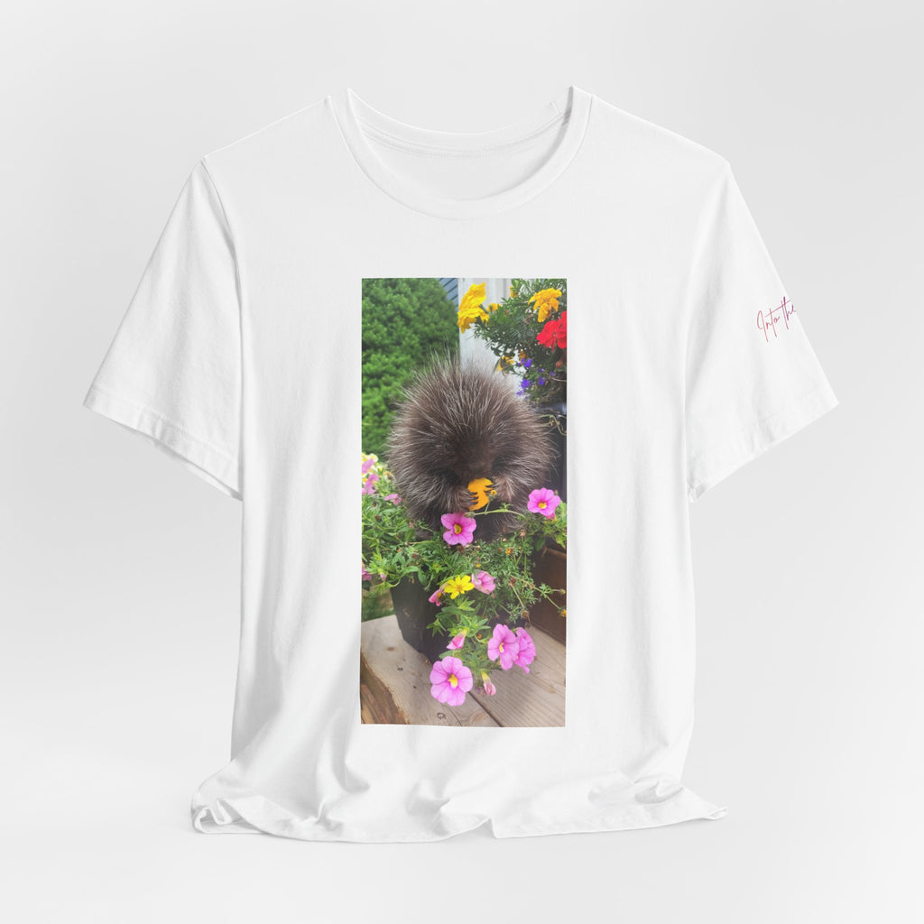 Porcupine with Flowers T-Shirt |