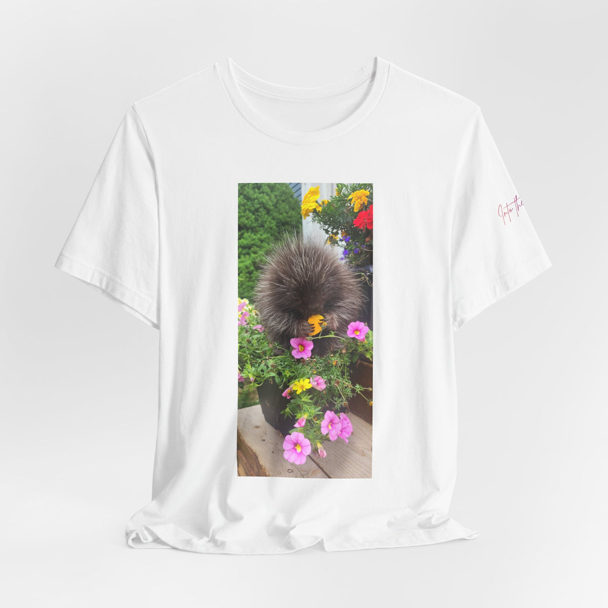 Porcupine with Flowers T-Shirt |