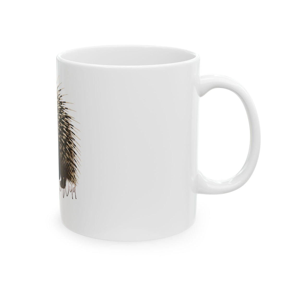 Porcupine Ceramic Mug – Cute Wildlife Coffee Cup (11oz & 15oz)