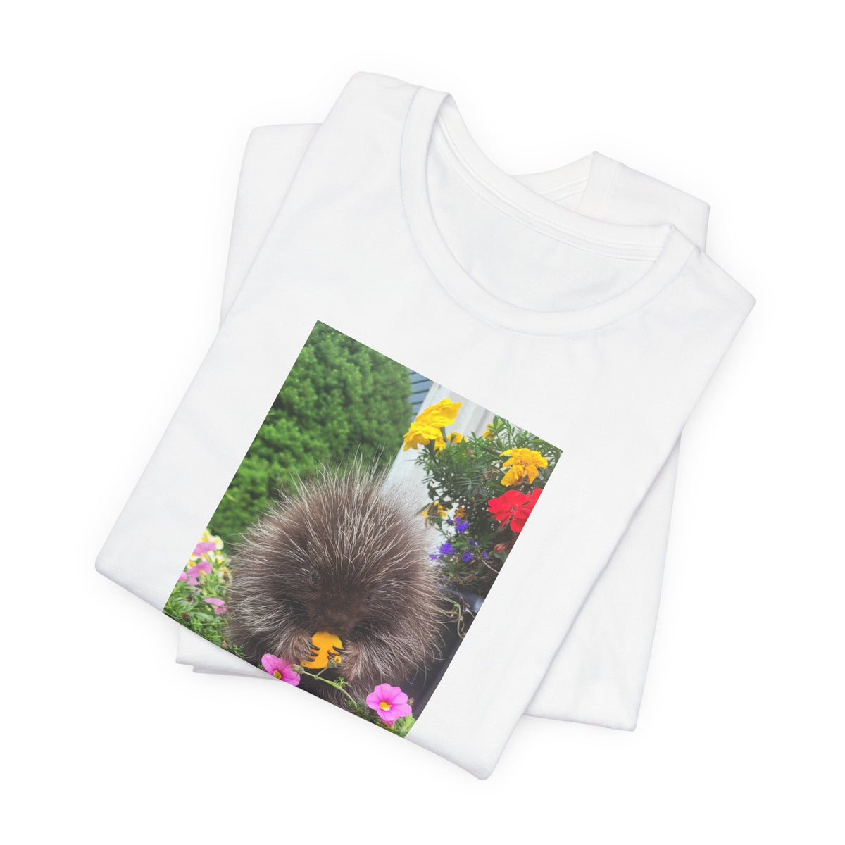 Porcupine with Flowers T-Shirt |
