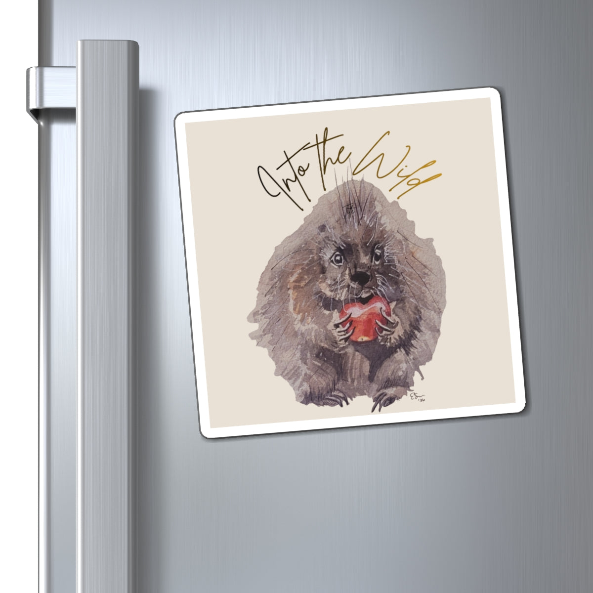 Into the Wild Porcupine with Apple Magnet