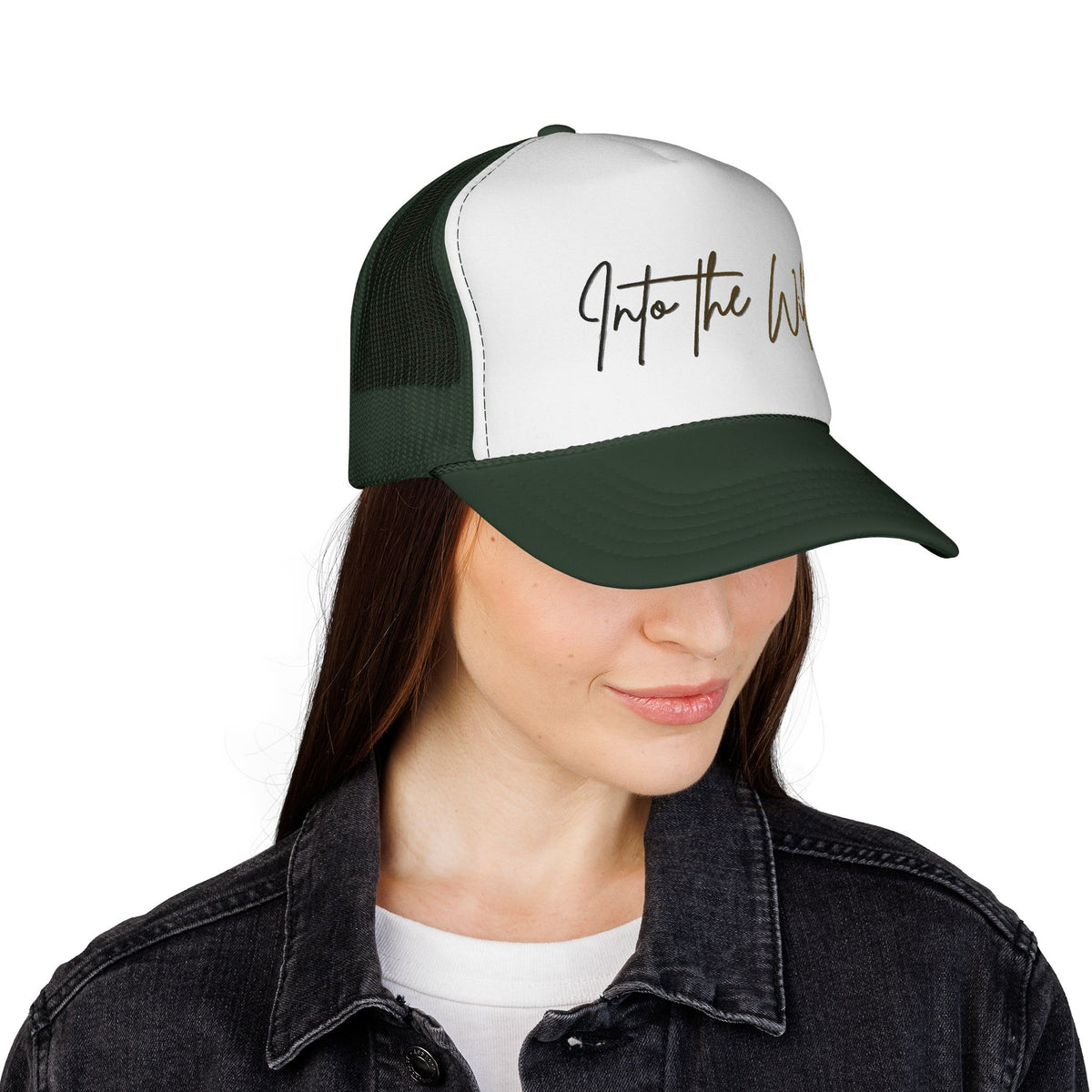 Into The Wild Trucker Cap — Adventure Mesh Hat