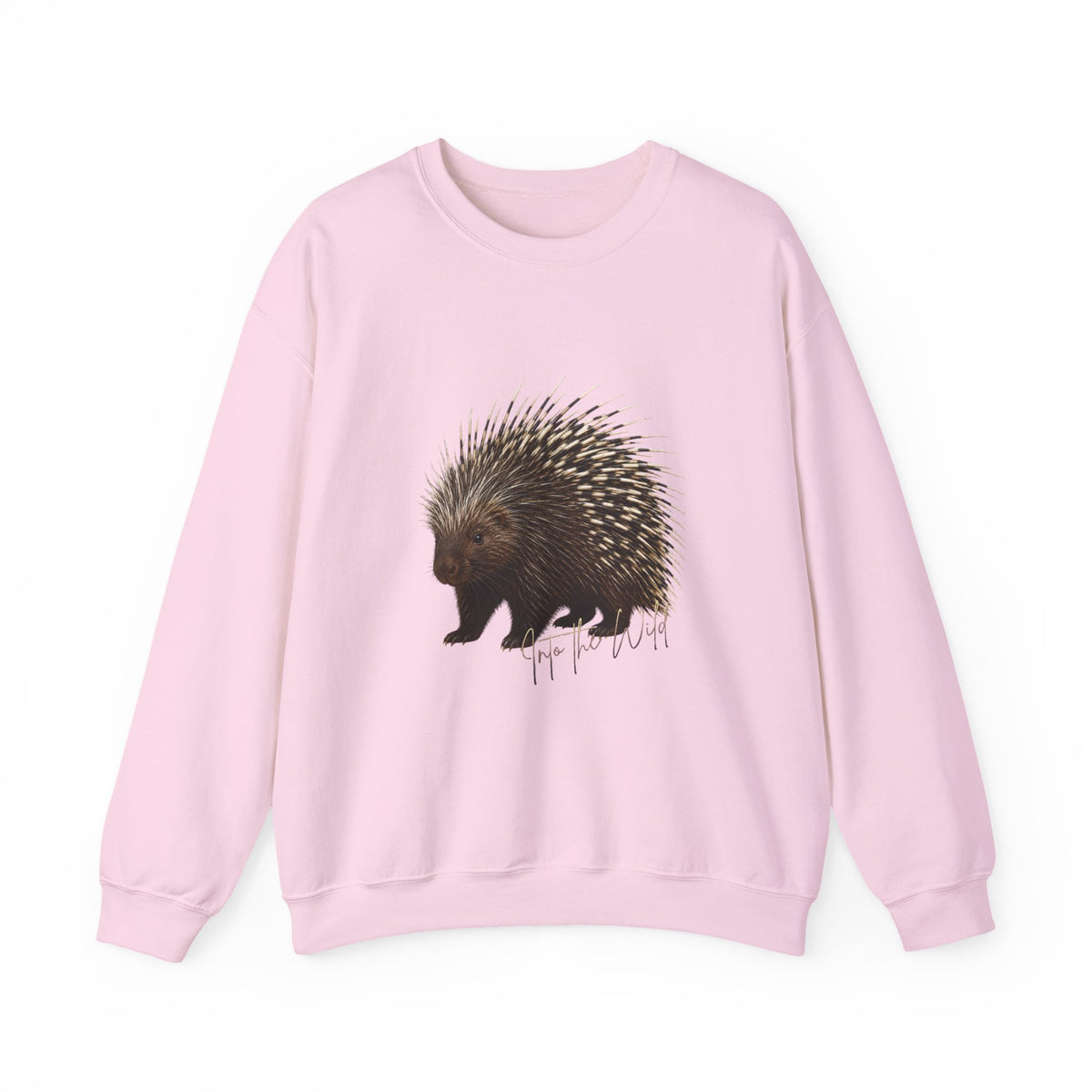 Porcupine Illustration Crewneck Sweatshirt
