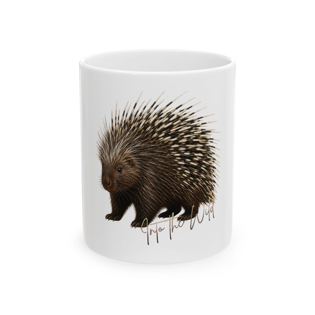 Porcupine Ceramic Mug – Cute Wildlife Coffee Cup (11oz & 15oz)
