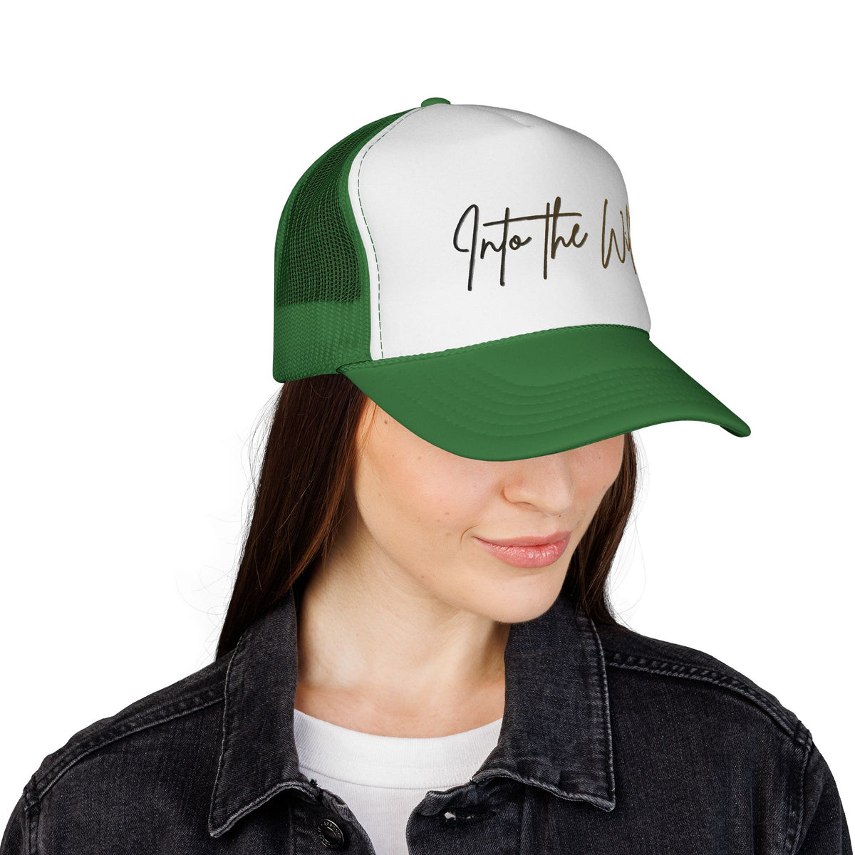 Into The Wild Trucker Cap — Adventure Mesh Hat