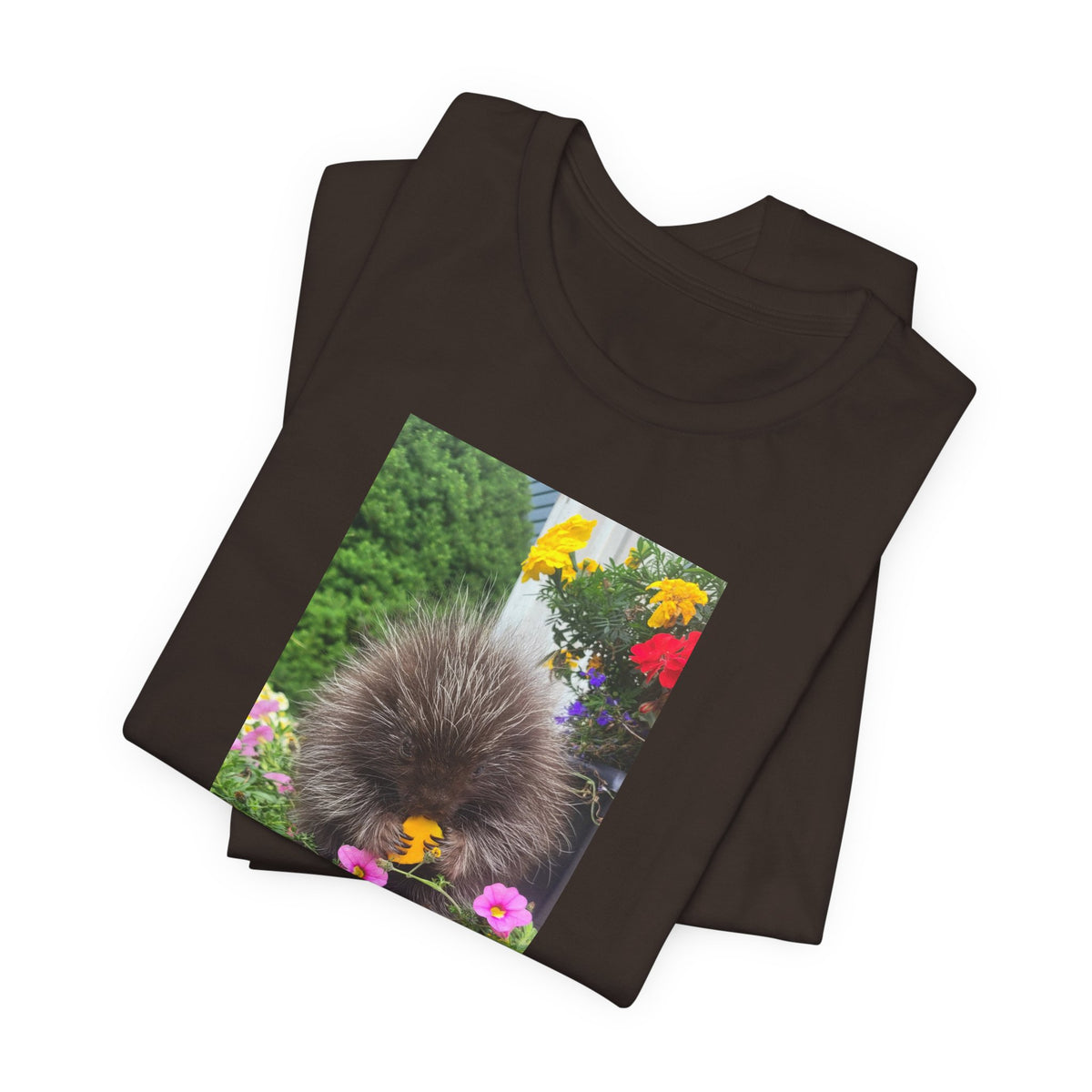 Porcupine with Flowers T-Shirt |