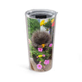 20oz Photo Tumbler — Tiny Tunia in Flower Pot Travel Mug