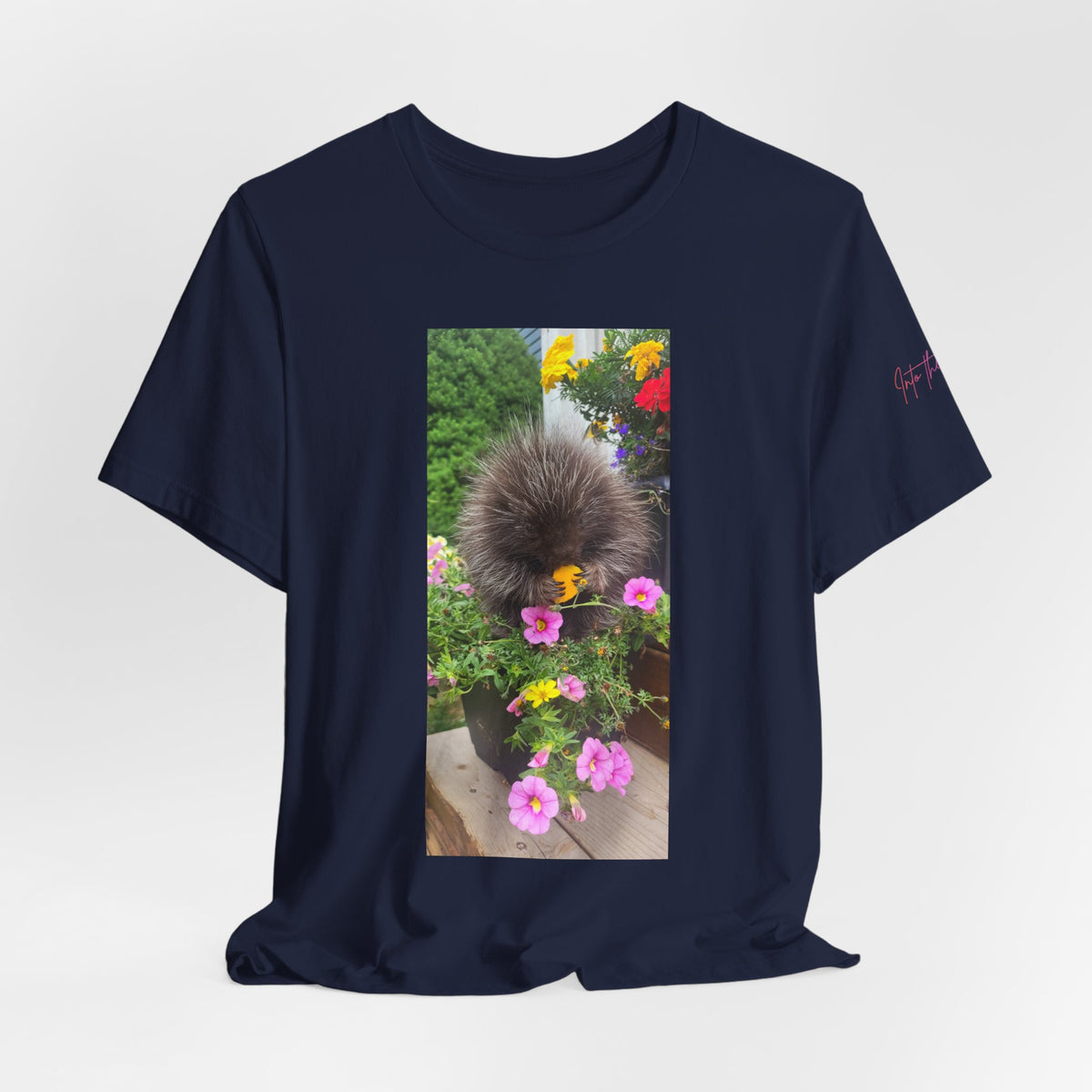 Porcupine with Flowers T-Shirt |