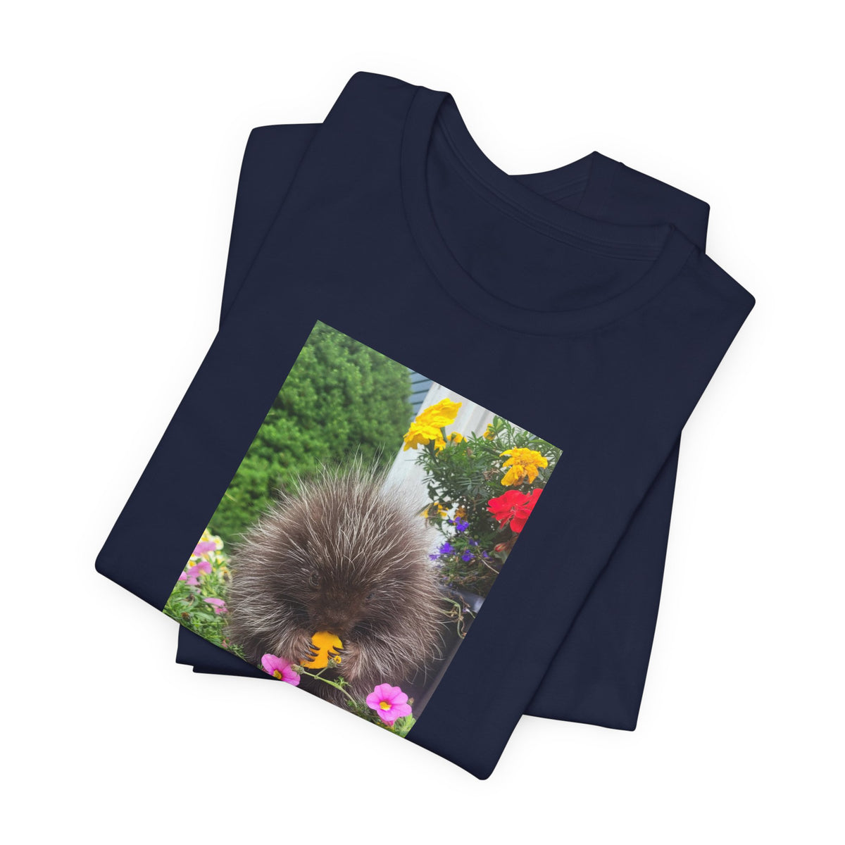 Porcupine with Flowers T-Shirt |