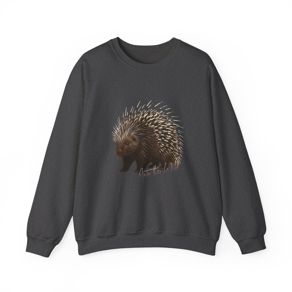 Porcupine Illustration Crewneck Sweatshirt