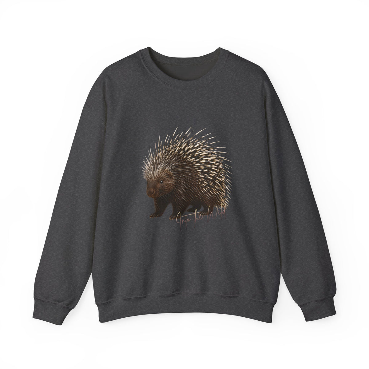 Porcupine Illustration Crewneck Sweatshirt